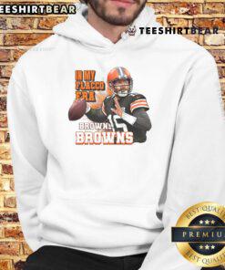 Awesome Cleveland Browns Football hoodie featuring Flacco Era design, perfect for rugby players and fans alike.
