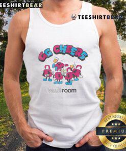 Awesome GG Cheers Vault Room tank top featuring a stylish design perfect for gamers and casual wear enthusiasts.
