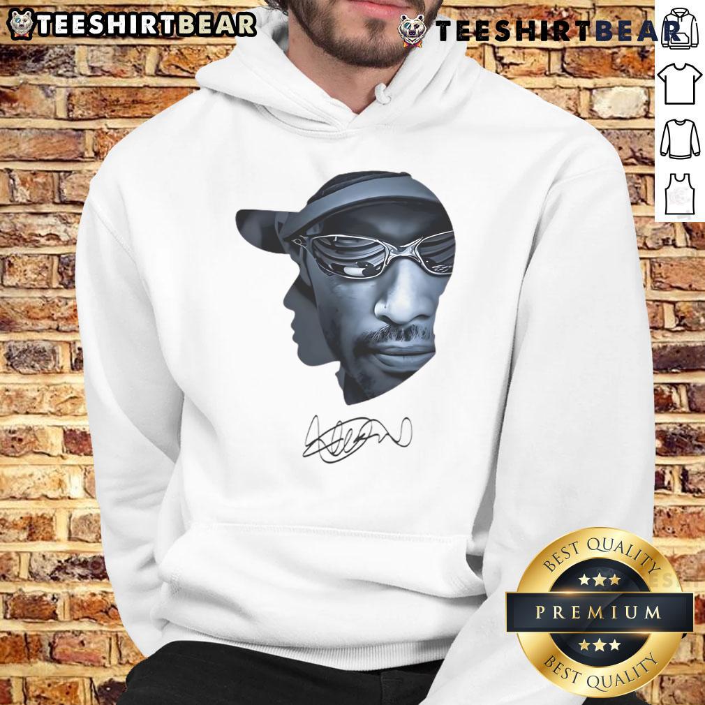 Awesome Ichiro Suzuki sunglasses art signature hoodie featuring vibrant design and sporty style for fans.