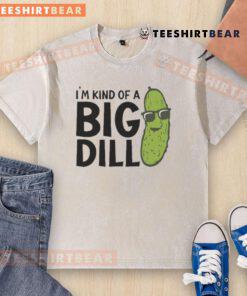 Awesome I'm Kind of a Big Dill Pickle Washed T-Shirt featuring a fun pickle graphic, perfect for casual, quirky outfits.