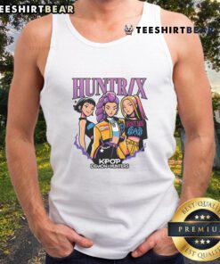Awesome KPOP huntress demon hunters illustration on a stylish tank top, perfect for fans of KPOP and fantasy art.