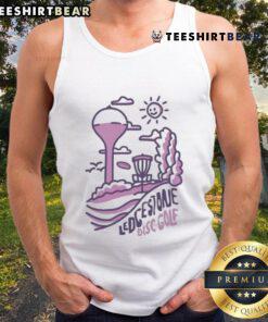 Awesome Ledgestone Fan Disc Golf Tank Top featuring vibrant colors and a stylish design for disc golf enthusiasts.