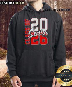 Awesome Senior Class of 2026 hoodie showcasing school graduation pride and spirit for celebrating seniors.