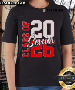 Alt Text: Awesome Senior Class of 2026 graduation ladies tee featuring stylish design for proud graduates.