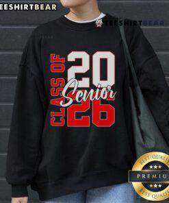Alt Text: Awesome Senior Class of 2026 graduation sweatshirt featuring bold lettering and a stylish design for proud seniors.