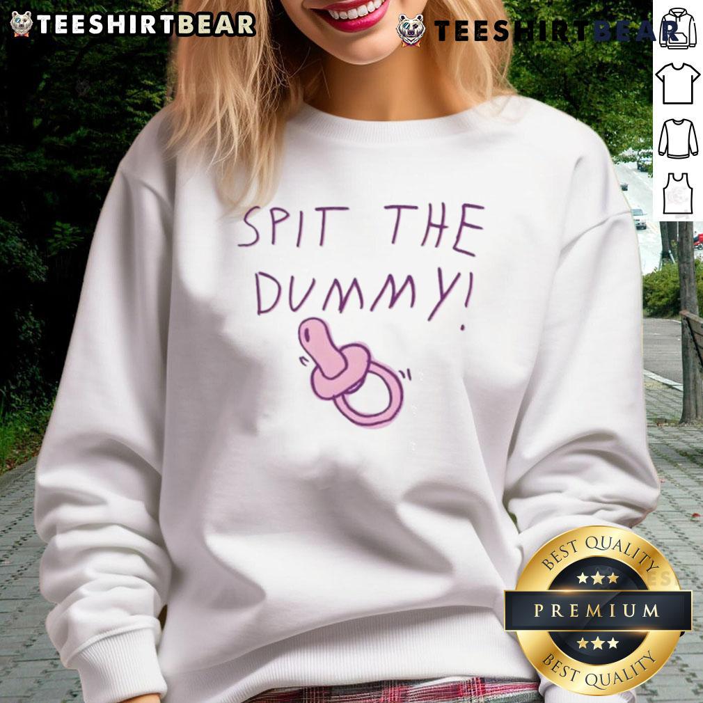 Awesome Spit The Dummy Sweatshirt featuring a bold graphic design, perfect for casual wear and street style enthusiasts.