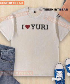 Awesomei Love Yuri Washed T-Shirt featuring a stylish design perfect for fans of Yuri culture and fashion.