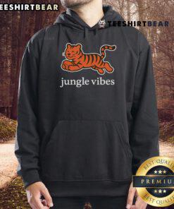 Alt Text: Cute Cincinnati Bengals Jungle Vibes Run Wild Hoodie featuring vibrant jungle graphics and team logo.