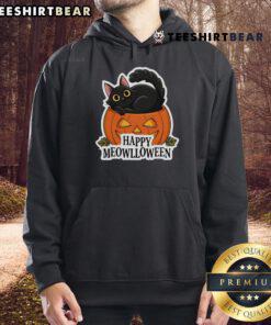 Adorable cat in a cute Halloween hoodie for Meowlloween, showcasing a playful design and festive spirit.