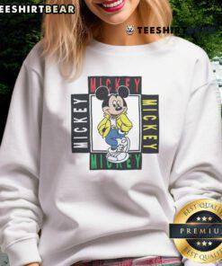 Vintage 80s Cute Mickey Mouse sweatshirt featuring colorful graphics, perfect for retro fashion lovers.