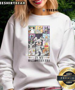 Cute vintage Disney In My Halloween Era sweatshirt featuring classic Disney characters in festive Halloween colors.