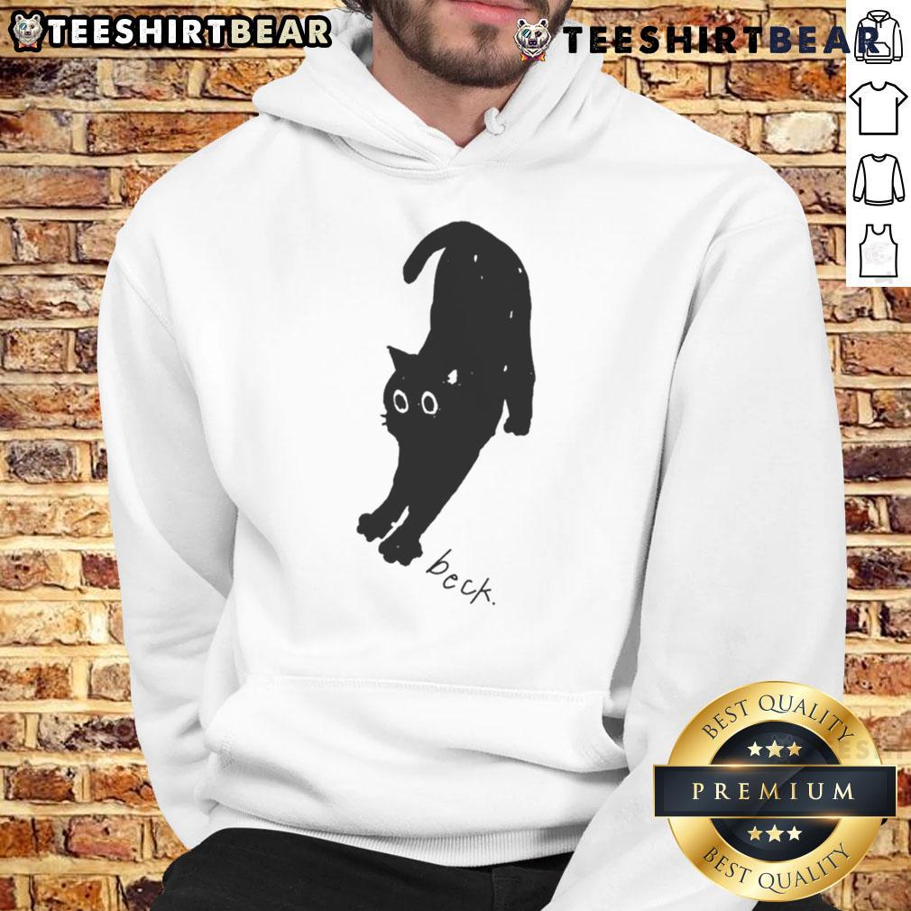 Cute Wave to Earth Beck Cat Hoodie featuring an adorable cat design, perfect for cat lovers and cozy fashion enthusiasts.