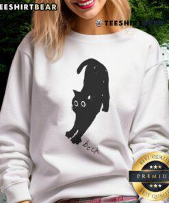 Cute Wave to Earth Beck Cat Sweatshirt featuring an adorable cat graphic and cozy design, perfect for cat lovers.
