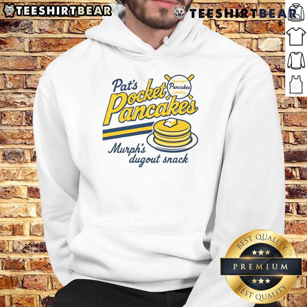 Funny baseball pancakes on a plate, paired with a vintage hoodie, perfect for sports lovers and foodies alike.