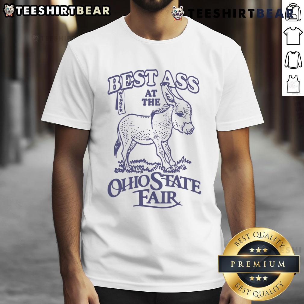 Funny Best Ass At The Ohio State Fair T-Shirt featuring playful graphics and vibrant colors perfect for fairgoers.