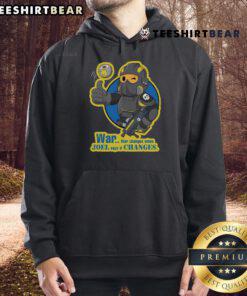 Funny Dive Boy in a Helldivers mash-up hoodie, showcasing a playful gaming style and vibrant design.