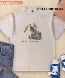 Funny Dons Bread on Me Sandwich graphic on a washed t-shirt, featuring a playful food-themed design.
