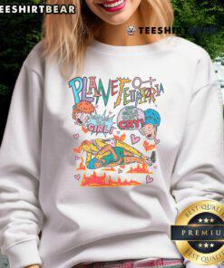 Funny Planet Euphoria Wrestling Comic Graphic Sweatshirt featuring vibrant artwork and a playful design for fans.