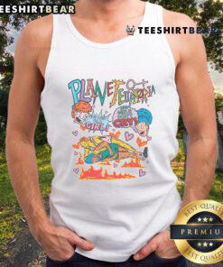 Funny Planet Euphoria Wrestling Comic Graphic Tank Top featuring vibrant graphics and a playful design for wrestling fans.
