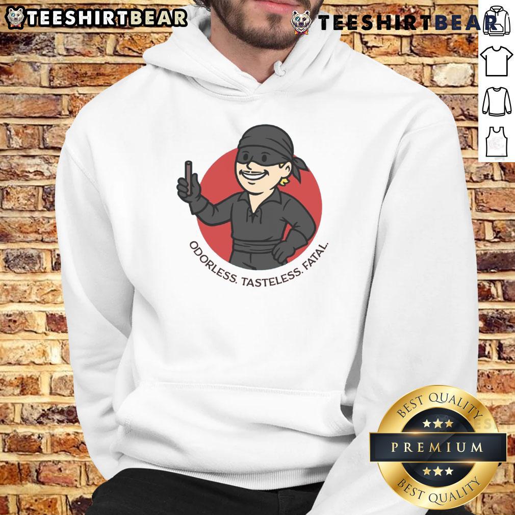 Alt Text: Funny Princess Bride Dread Pirate Roberts poison cup hoodie featuring iconic quotes and whimsical design.