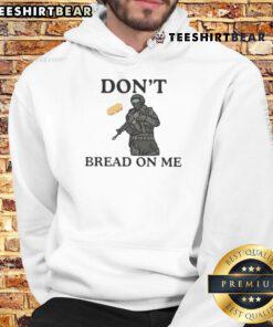 Alt Text: Good Anti-ICE Don't Bread Sandwich On Me Hoodie featuring a bold graphic and comfortable fit for casual wear.