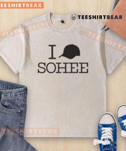 Sohee wearing a Good I Hat cap and washed t-shirt, showcasing a casual and stylish outfit for everyday wear.