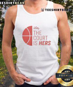Good Lilly 'The Court Is Hers' tank top featuring a stylish design, perfect for basketball fans and casual wear.
