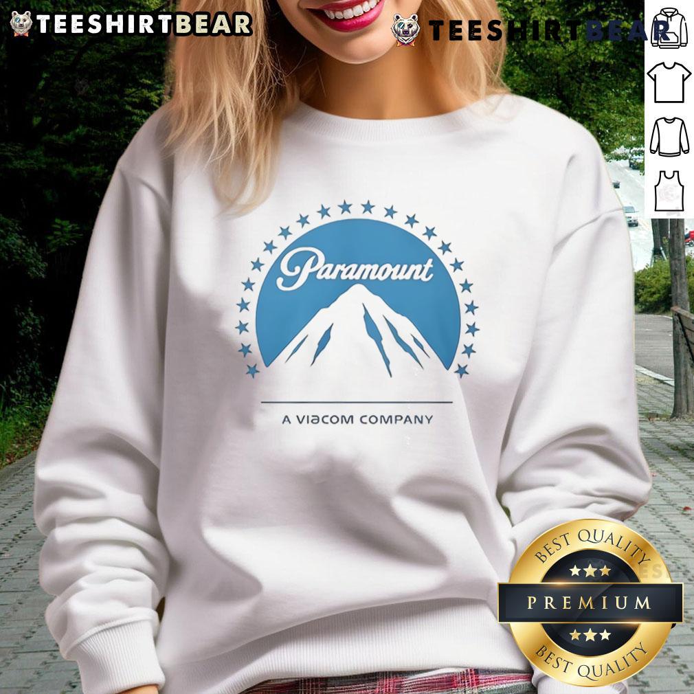 Good Paramount A Viacom Company sweatshirt showcasing logo and stylish design, perfect for fans and casual wear.