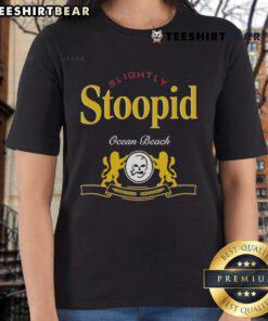 Good Slightly Stoopid Ocean Beach Tour 2025 Red Rocks Ladies Tee featuring vibrant beach graphics and stylish design.