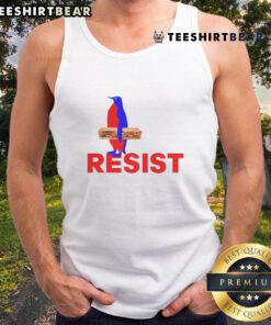 Good Subsandwich Resist Penguins tank top featuring a playful penguin graphic and vibrant colors.