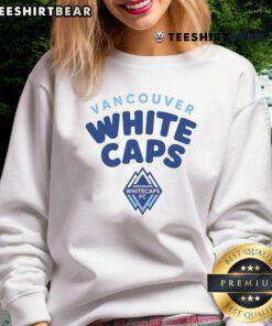 Alt Text: Good Thomas Muller Vancouver Whitecaps FC sweatshirt featuring vibrant team colors and logo, perfect for fans.