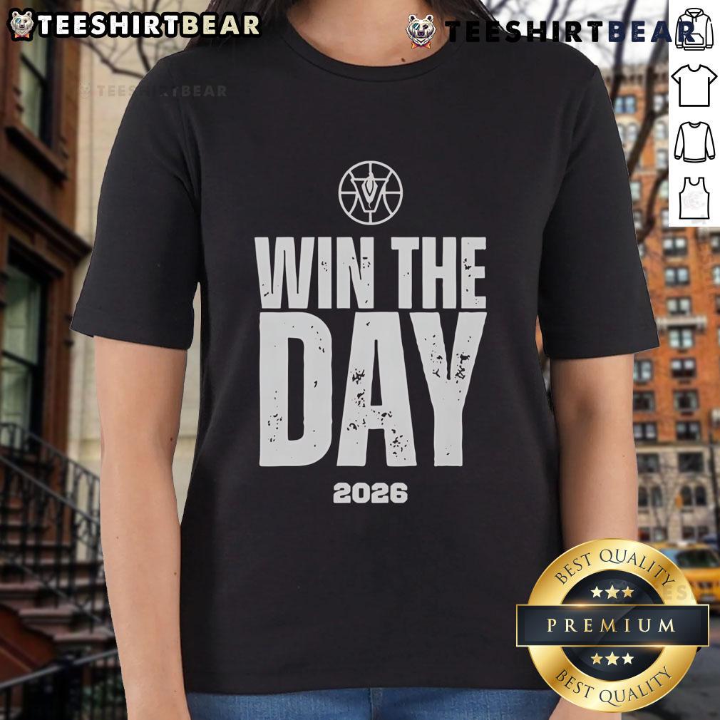 Good Vandegrift Win The Day 2026 Ladies Tee featuring a stylish design perfect for fans and supporters.