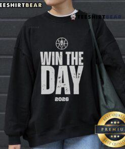 Alt Text: Good Vandegrift Win The Day 2026 Sweatshirt featuring bold graphics and a comfortable fit, perfect for fans.