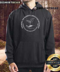Happy Growing Women's Liberation Movement hoodie featuring vibrant graphics celebrating female empowerment and equality.