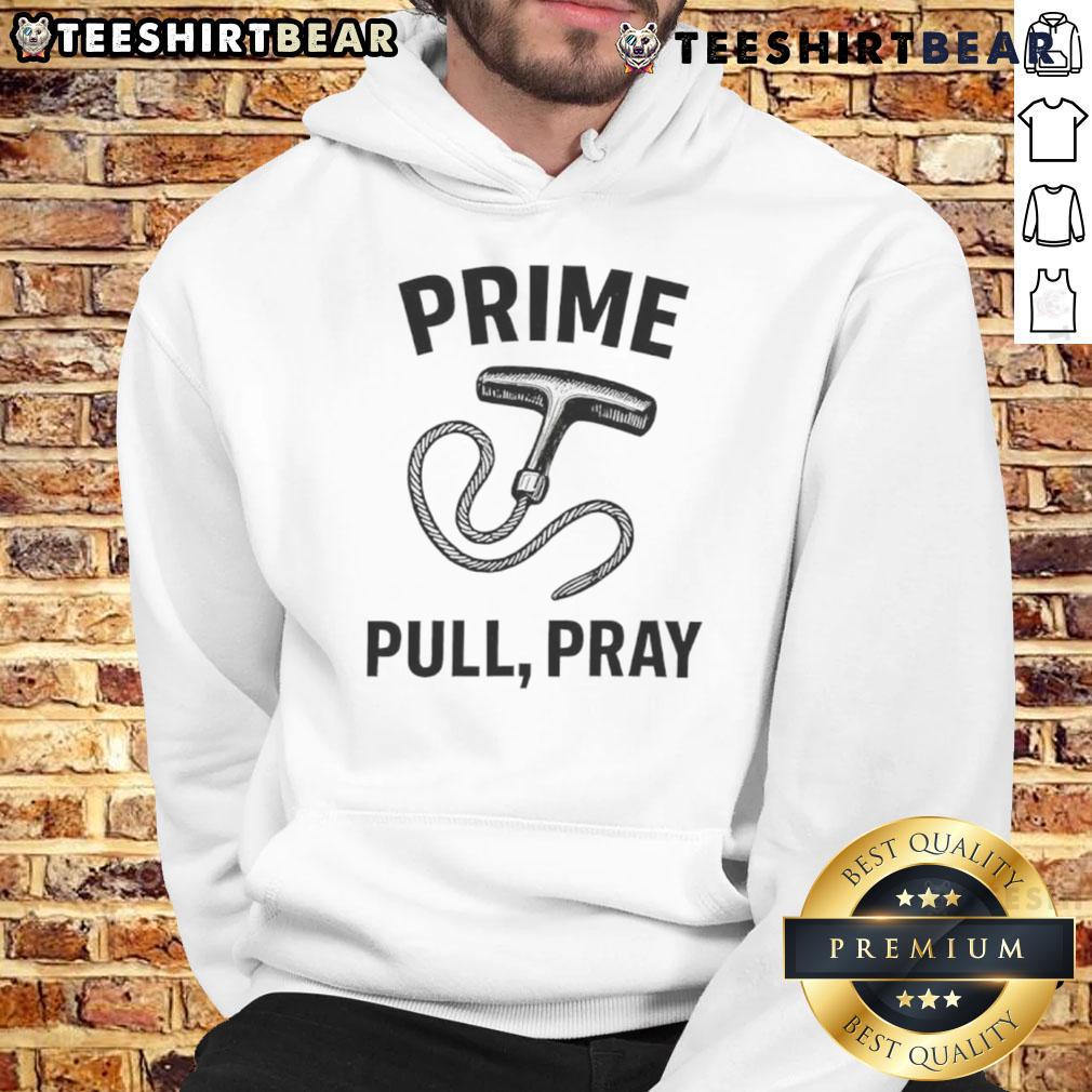 Happy Prime Pull Pray Hoodie in vibrant colors, perfect for casual wear and expressing positivity and faith.