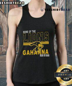 Hot Home of the Lions Gahanna Hear Us Roar tank top in vibrant colors, perfect for school spirit and sports events.
