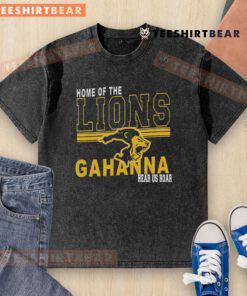 Hot Home of the Lions Gahanna Hear Us Roar washed t-shirt in vibrant colors, perfect for school spirit and casual wear.