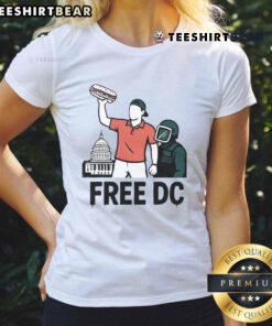 Alt Text: Hot Our Home Our Rules Free DC Capitol Building 2025 Ladies Tee featuring a stylish design for patriotic women.