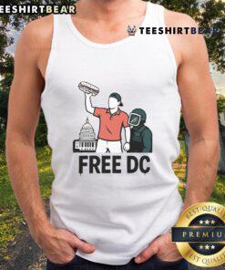 Stylish 'Hot-Our-Home-Our-Rules' tank top featuring the DC Capitol Building design for 2025, perfect for summer wear.