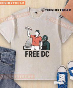 Hot Our Home Our Rules Free DC Capitol Building 2025 Washed T-Shirt in vibrant colors, perfect for casual wear and patriotic style.