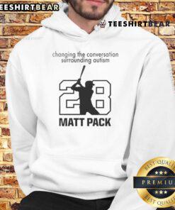 2025 Atlanta Braves Autism Awareness Day hoodie promoting awareness and support for autism with a vibrant design.