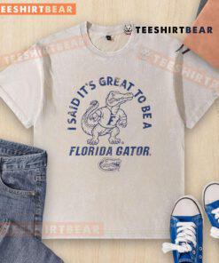 Florida Gators washed t-shirt with vibrant colors and logo, perfect for fans celebrating their team spirit.