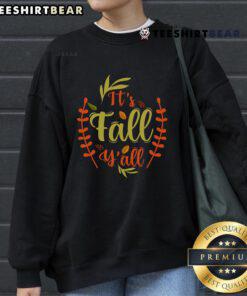 Cozy 'Nice It's Fall Y'all Thanksgiving Sweatshirt' featuring autumn colors and festive graphics for seasonal style.