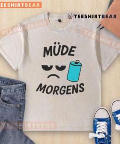 Nice Mude Morgens washed t-shirt in soft fabric, perfect for casual wear and stylish outfits.