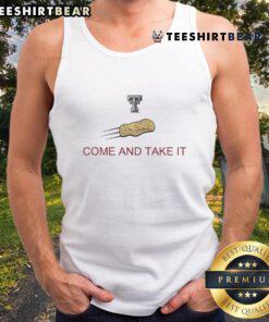 Texas Tech Red Raiders football tank top featuring 'Come and Take the Tortillas' design, perfect for game day.