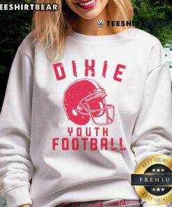Official Dixie Youth Football vintage sweatshirt showcasing classic design and logo in a stylish, comfortable fit.