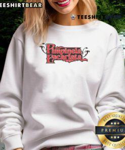 Official Pimpinela Escarlata Aaa Superstar logo sweatshirt featuring vibrant colors and unique design for wrestling fans.