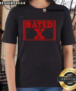 Official That 90s Show Rated X Ladies Tee featuring a retro design and vibrant colors, perfect for nostalgic fans.
