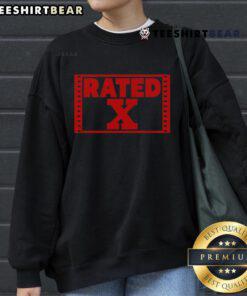 Official That 90s Show Rated X Sweatshirt featuring retro design, perfect for fans of the classic sitcom.
