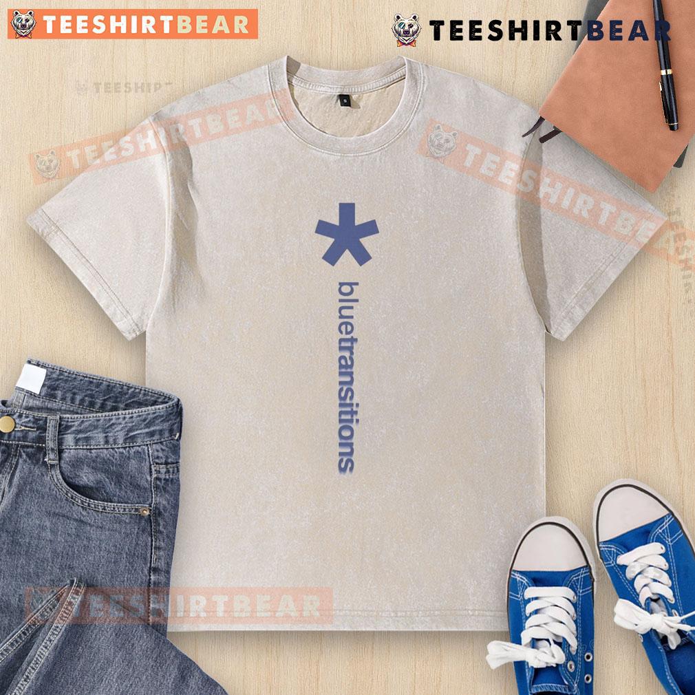 Official The Hunna Blue Transitions Washed T-Shirt featuring a stylish design and comfortable fit for fans.